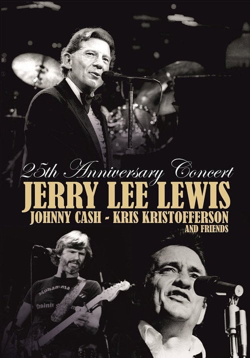 Movie poster for Jerry Lee Lewis 25th anniversary concert (1982)
