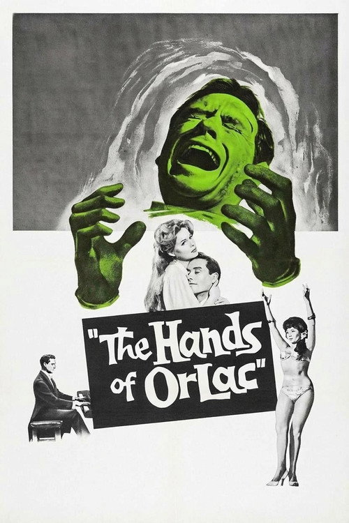 Movie poster for The Hands of Orlac (1960)
