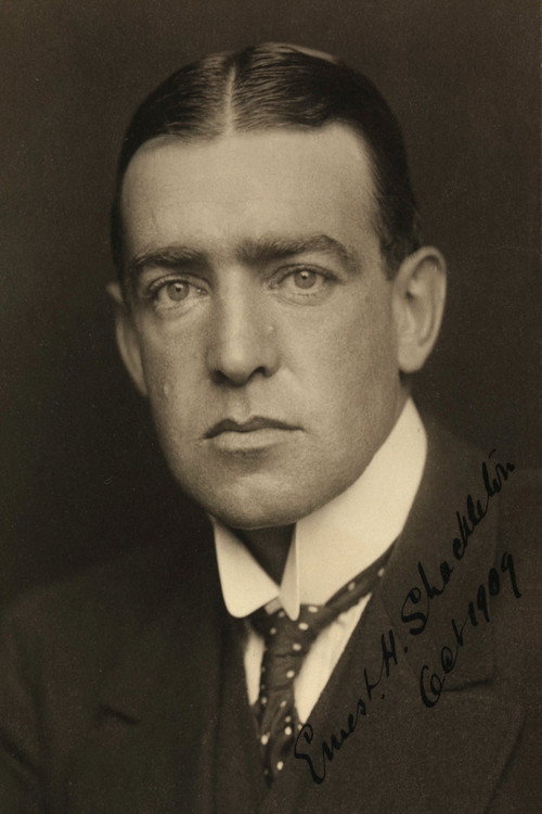 Photo of Ernest Shackleton, Acting