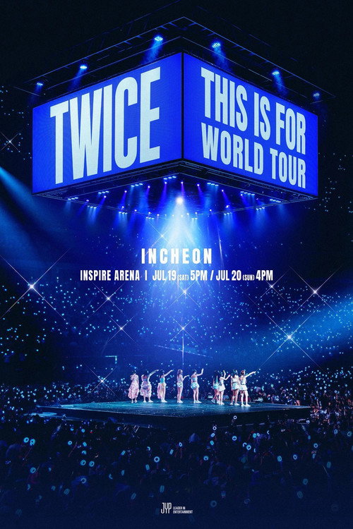 Movie poster for TWICE: This is For World Tour (2025)