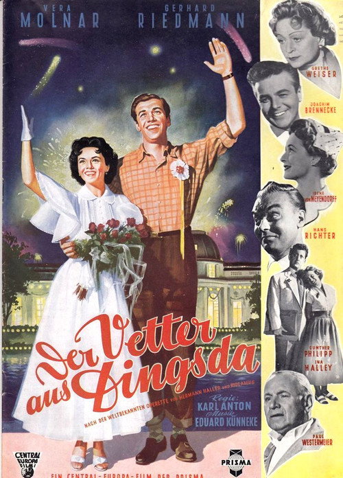 Movie poster for Der Vetter aus Dingsda (1953)