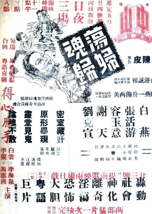 Movie poster for Return of the Lascivious Woman's Soul (1948)