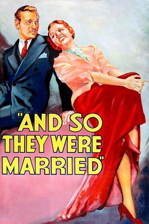 Movie poster for And So They Were Married (1936)