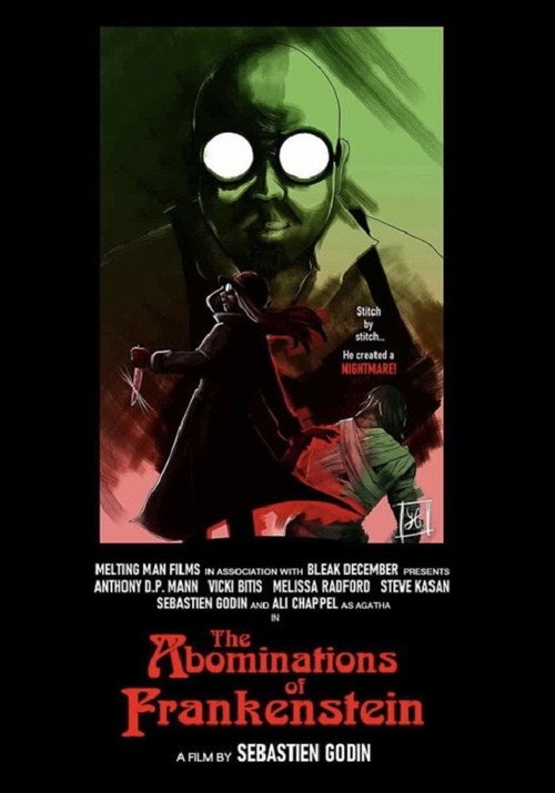 Movie poster for The Abominations of Frankenstein (2021)