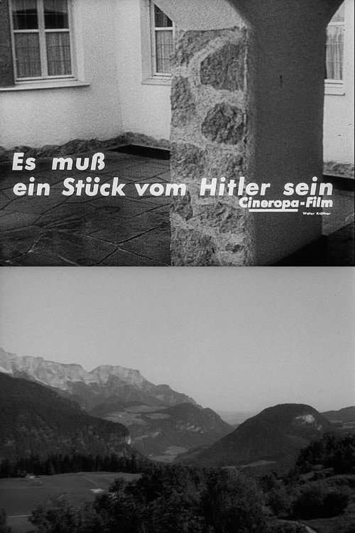 Movie poster for That Must Be a Piece of Hitler (1963)