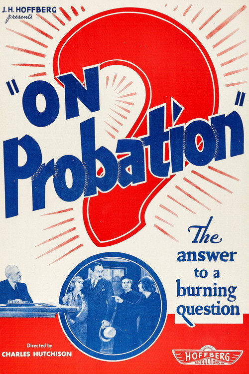 Movie poster for On Probation (1935)