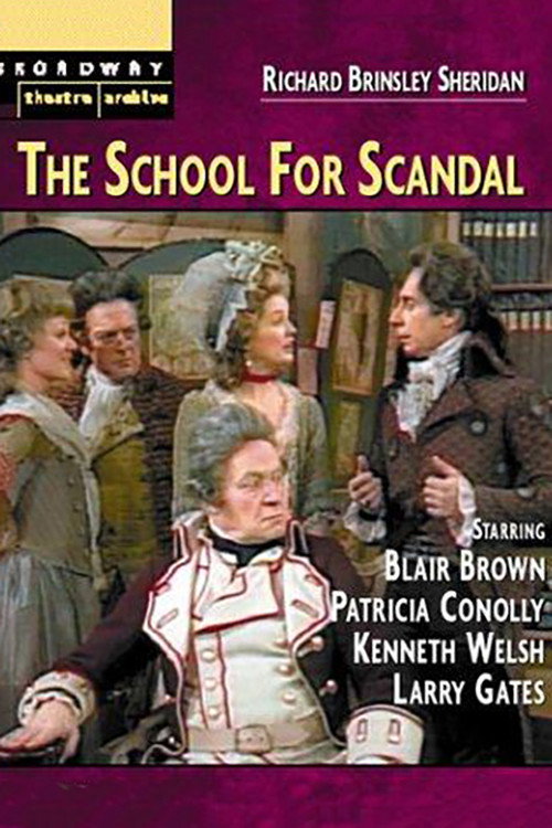 Movie poster for The School for Scandal (1975)