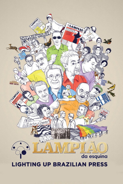Movie poster for Lampião da Esquina: Lighting Up Brazilian Press (2016)