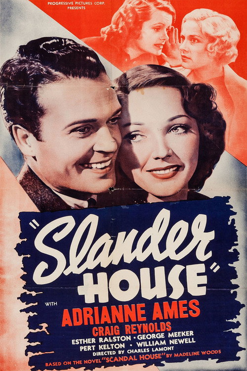 Movie poster for Slander House (1938)