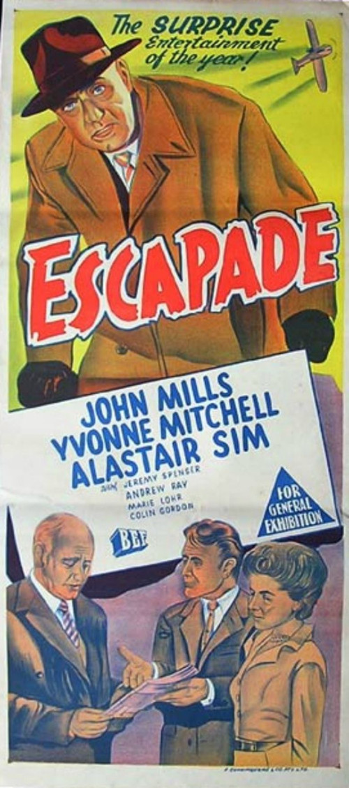 Movie poster for Escapade (1955)