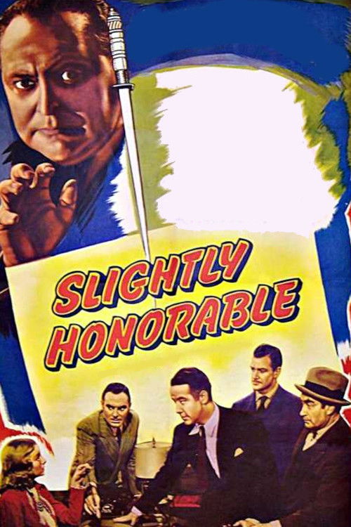 Movie poster for Slightly Honorable (1939)