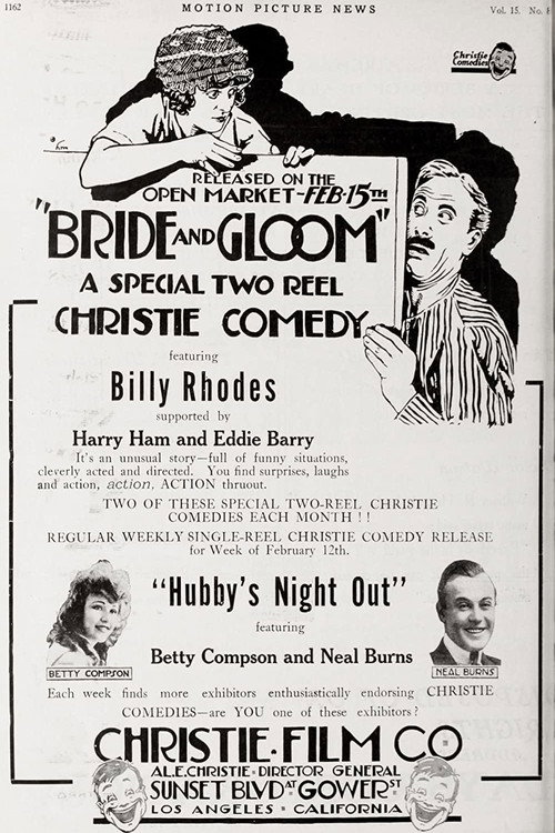 Movie poster for Hubby's Night Out (1917)