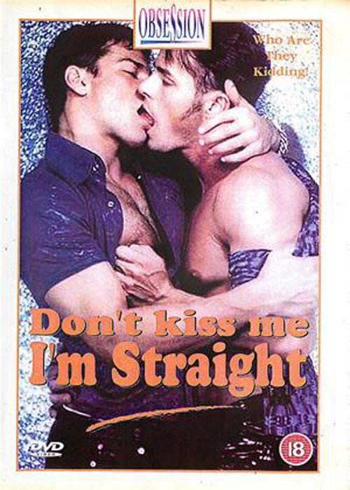 Movie poster for Don't Kiss Me I'm Straight (1991)