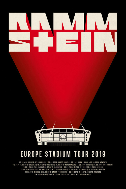 Movie poster for Rammstein - Europe Stadium Tour (2019)