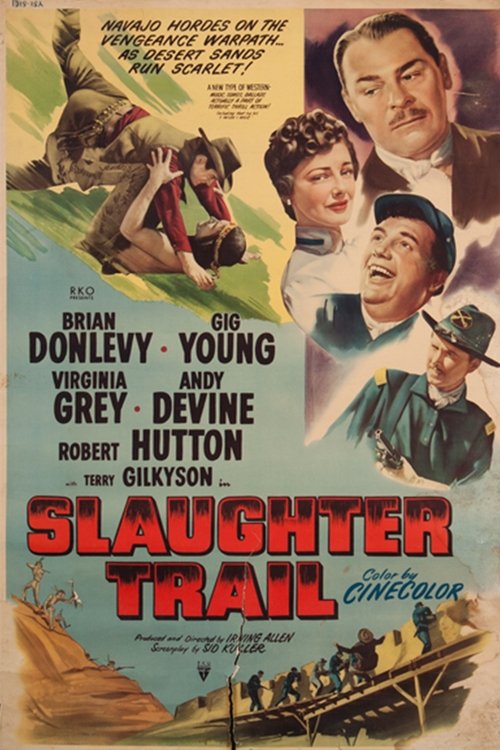 Movie poster for Slaughter Trail (1951)