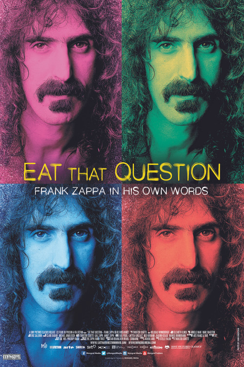 Movie poster for Eat That Question: Frank Zappa in His Own Words (2016)