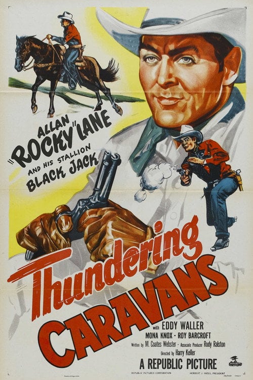 Movie poster for Thundering Caravans (1952)