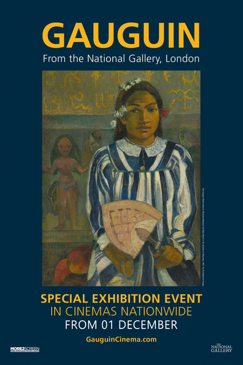 Movie poster for Gauguin from the National Gallery, London (2019)