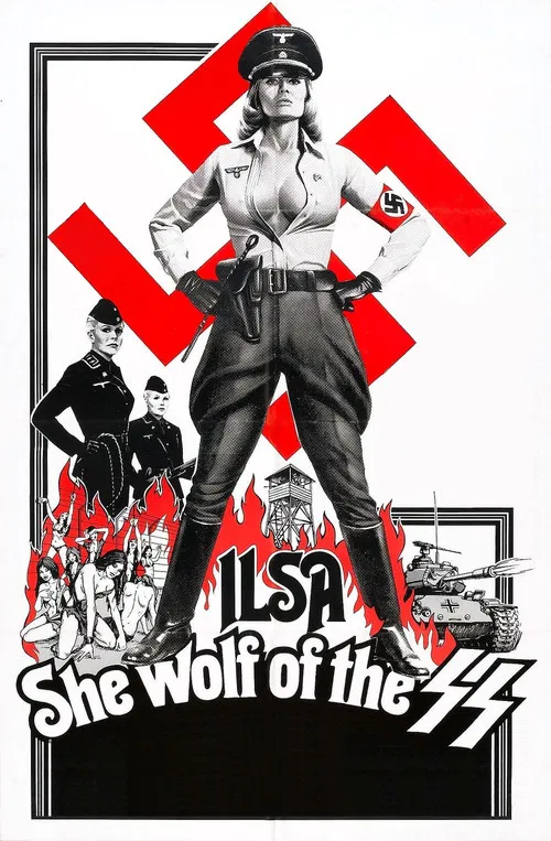 Movie poster for Ilsa: She Wolf of the SS (1975)