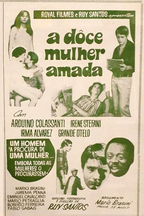 Movie poster for A Doce Mulher Amada (1969)