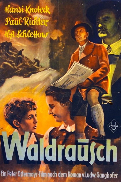 Movie poster for Waldrausch (1939)