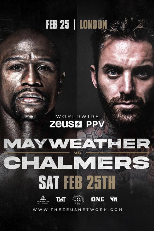 Movie poster for Floyd Mayweather Jr. vs. Aaron Chalmers (2023)