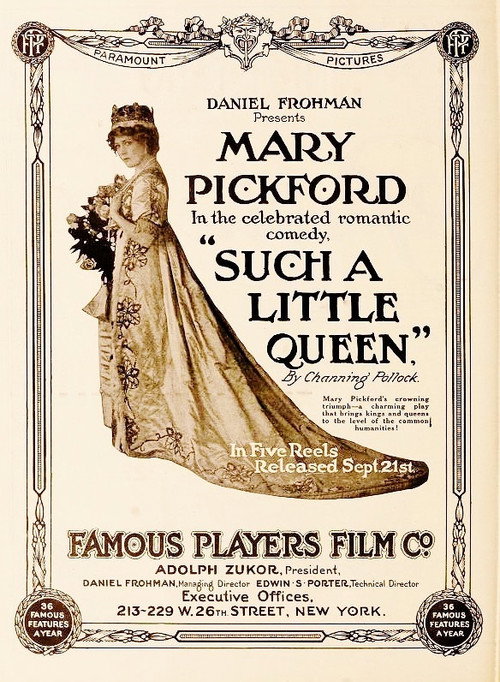 Movie poster for Such a Little Queen (1914)