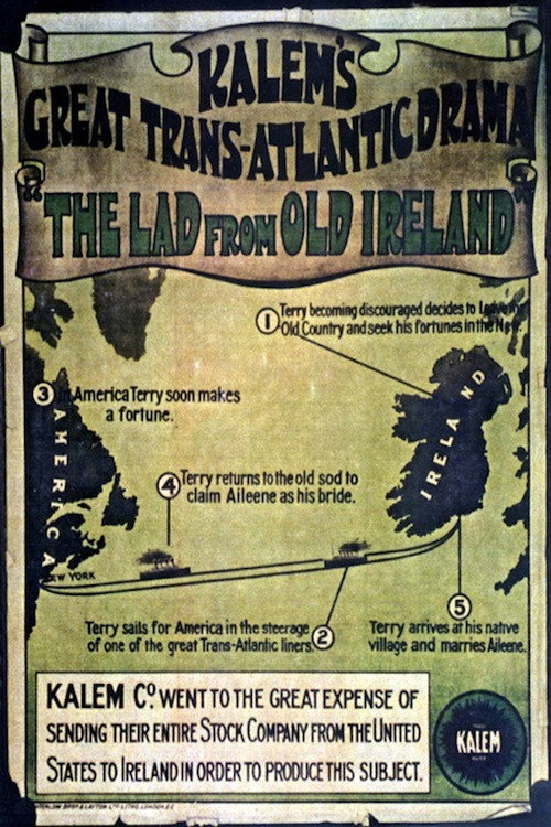 Movie poster for The Lad from Old Ireland (1910)
