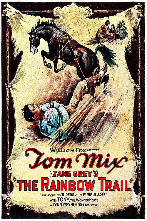 Movie poster for The Rainbow Trail (1925)