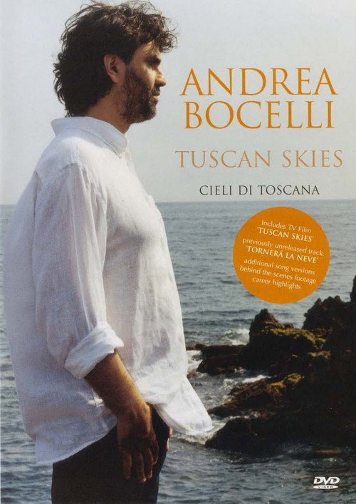 Movie poster for Andrea Bocelli: Tuscan Skies