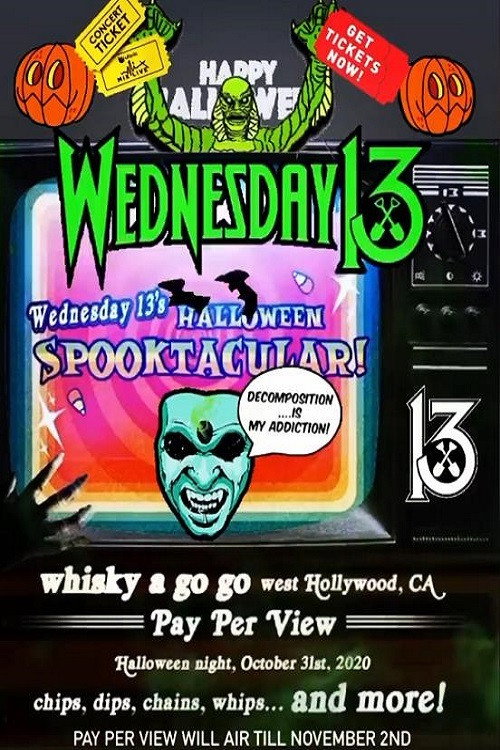 Movie poster for Wednesday 13's Halloween Spooktacular! (2020)