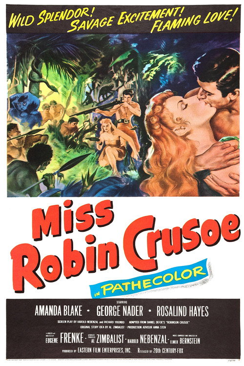 Movie poster for Miss Robin Crusoe (1953)