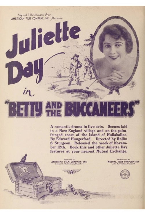 Movie poster for Betty and the Buccaneers (1917)