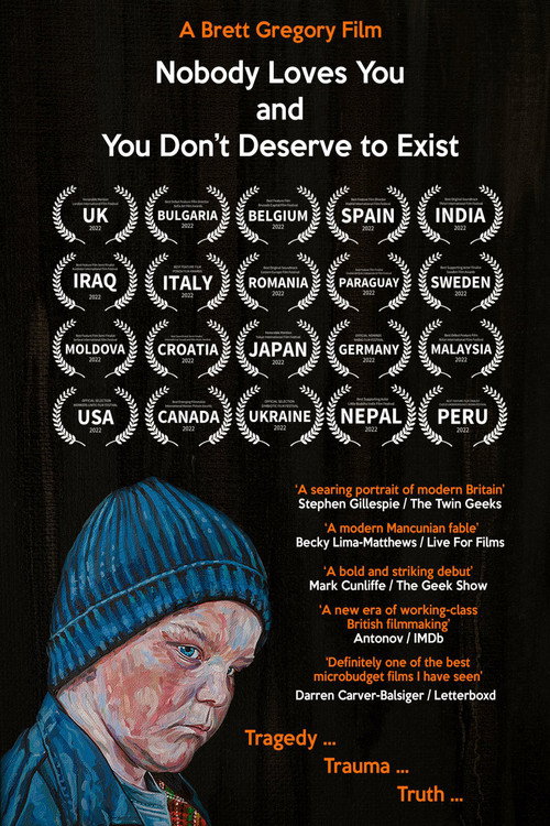 Movie poster for Nobody Loves You and You Don't Deserve to Exist (2022)