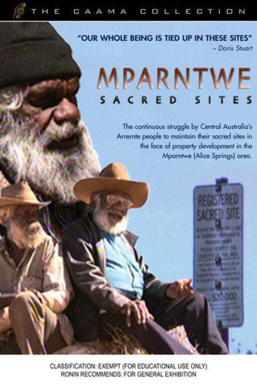 Movie poster for Mparntwe Sacred Sites (2004)