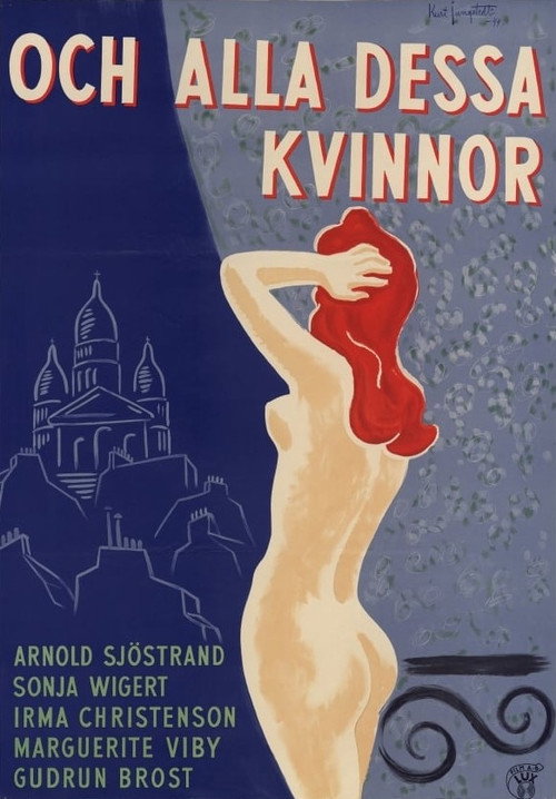 Movie poster for ...och alla dessa kvinnor (1944)