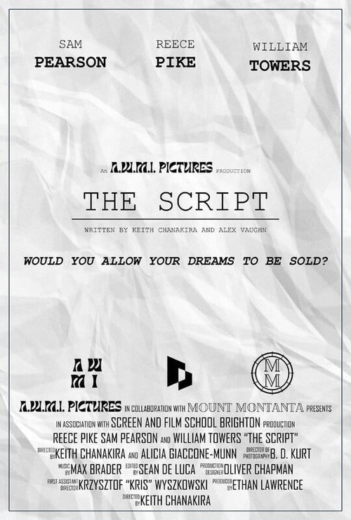Movie poster for The Script (2024)