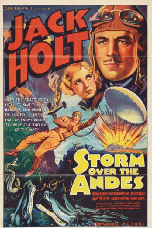 Movie poster for Storm Over the Andes (1935)