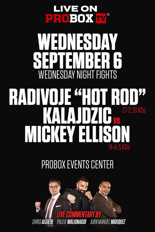 Movie poster for Radivoje Kalajdzic vs. Mickey Ellison (2023)