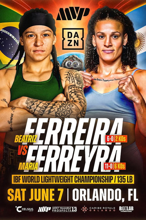 Movie poster for Beatriz Ferreira vs. Maria Ines Ferreyra (2025)