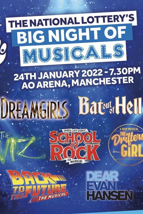 Movie poster for Big Night of Musicals 2022 by the National Lottery (2022)