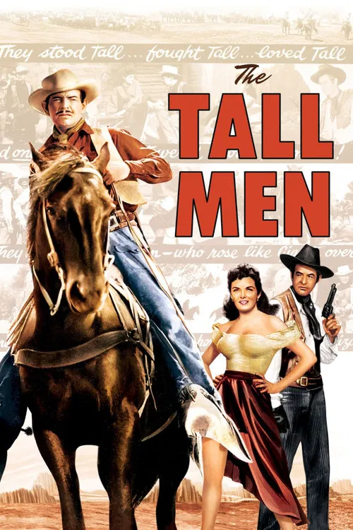 Movie poster for The Tall Men (1955)