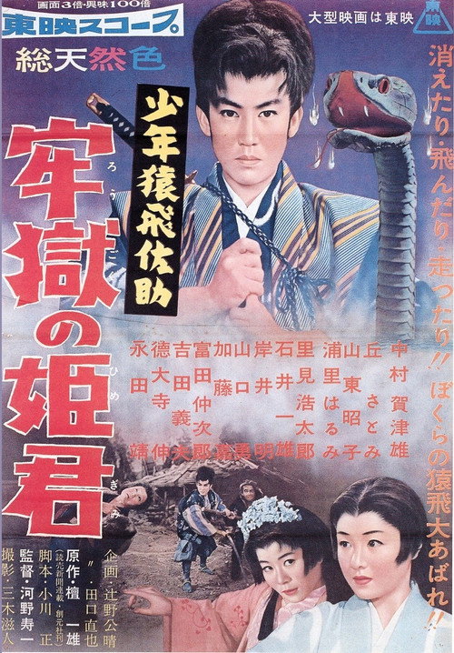 Movie poster for 少年猿飛佐助 牢獄の姫君 (1958)