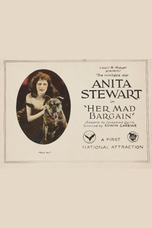 Movie poster for Her Mad Bargain (1921)