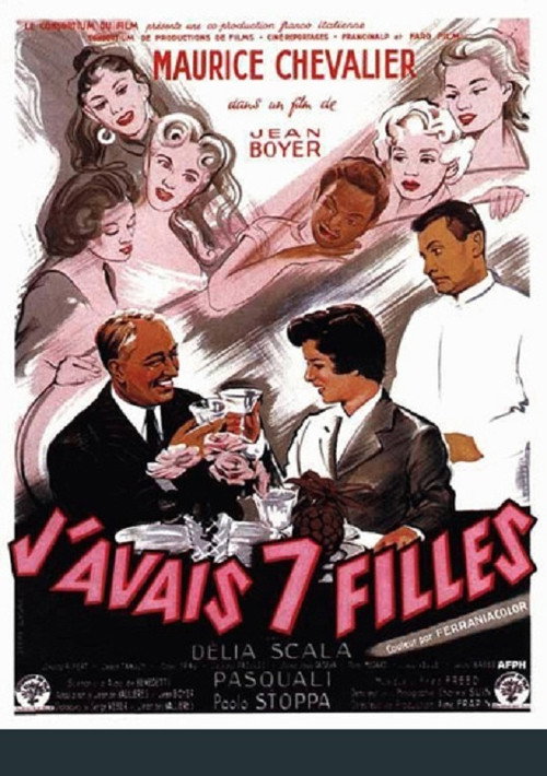 Movie poster for My Seven Little Sins (1954)
