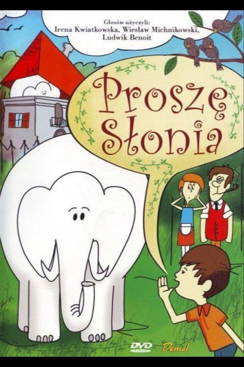 Proszę słonia poster