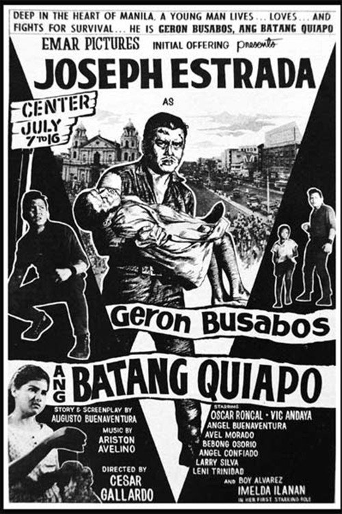 Movie poster for Geron Busabos: Ang Batang Quiapo (1964)