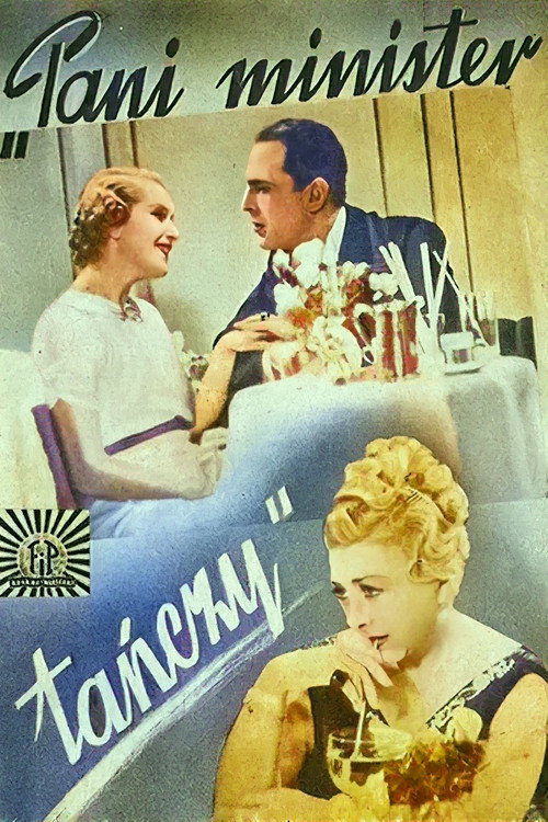Movie poster for Pani minister tańczy (1937)