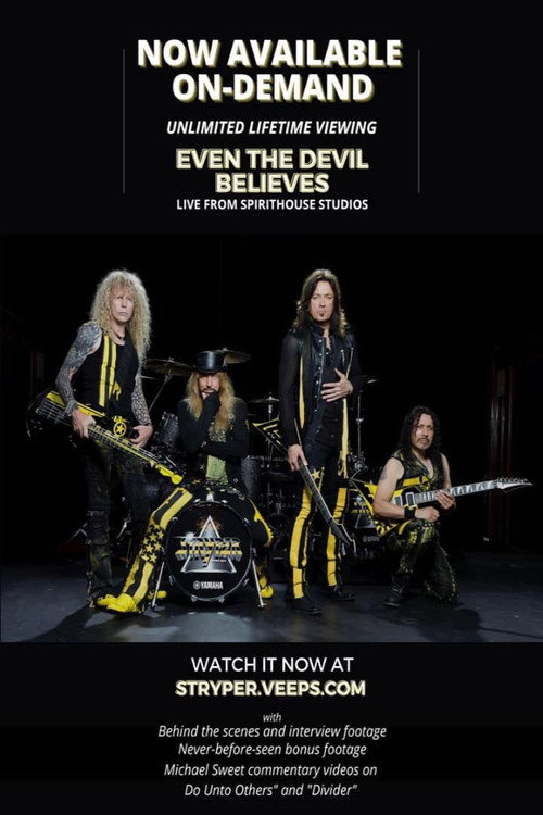 Movie poster for Stryper - Even the Devil Believes Live Stream (2020)