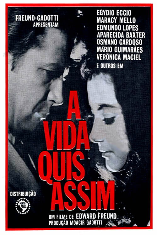 Movie poster for A Vida Quis Assim (1967)